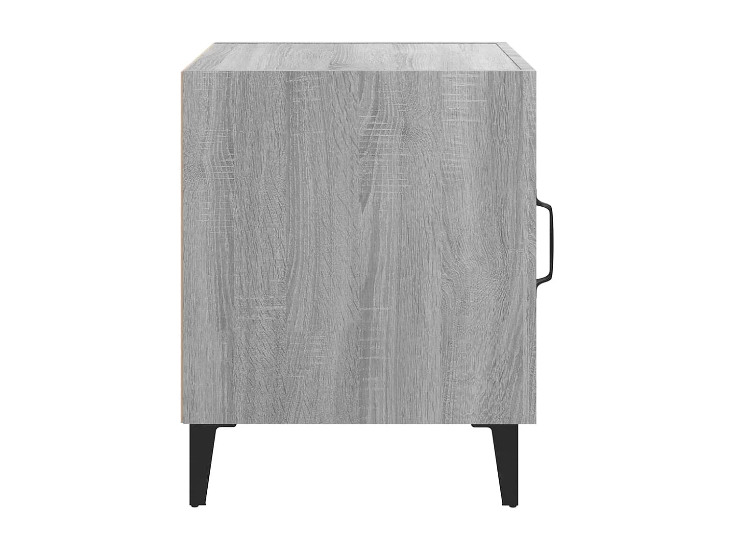 Hondo  Tables de chevet 2 pcs Sonoma gris Bois d'ingénierie