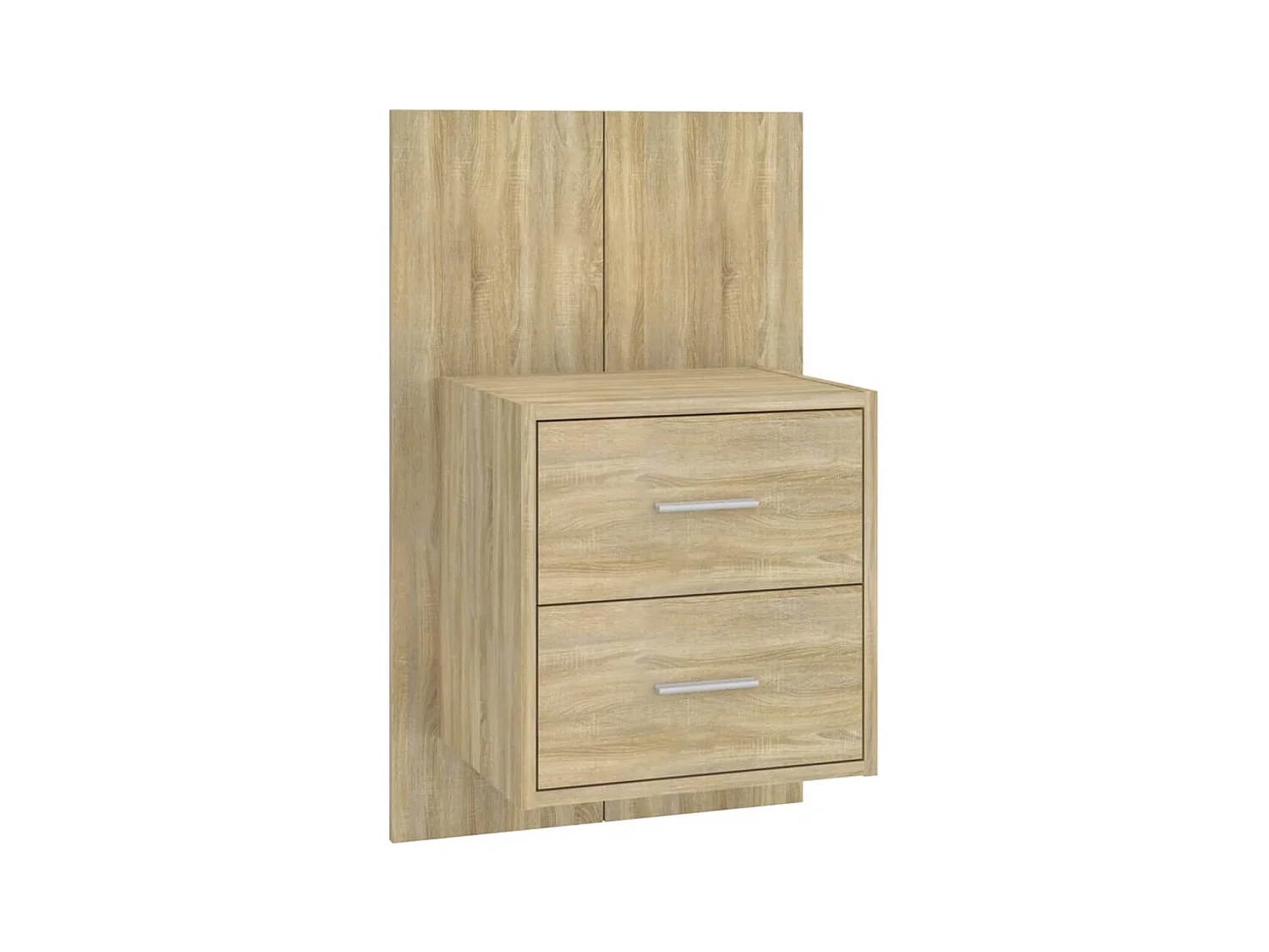 Gouda  Tables de chevet murales 2 pcs Chêne sonoma