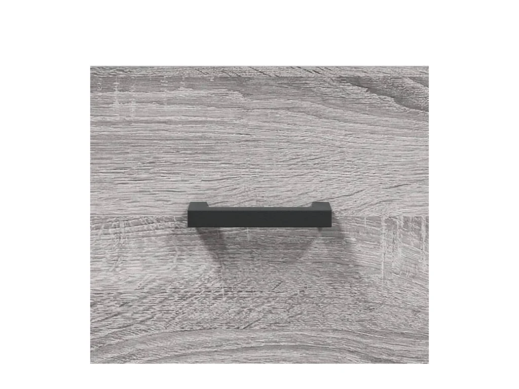 Mireya  Table de chevet sonoma gris 40x40x66 cm bois d'ingénierie