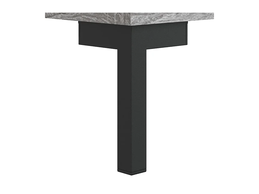 Mireya  Table de chevet sonoma gris 40x40x66 cm bois d'ingénierie