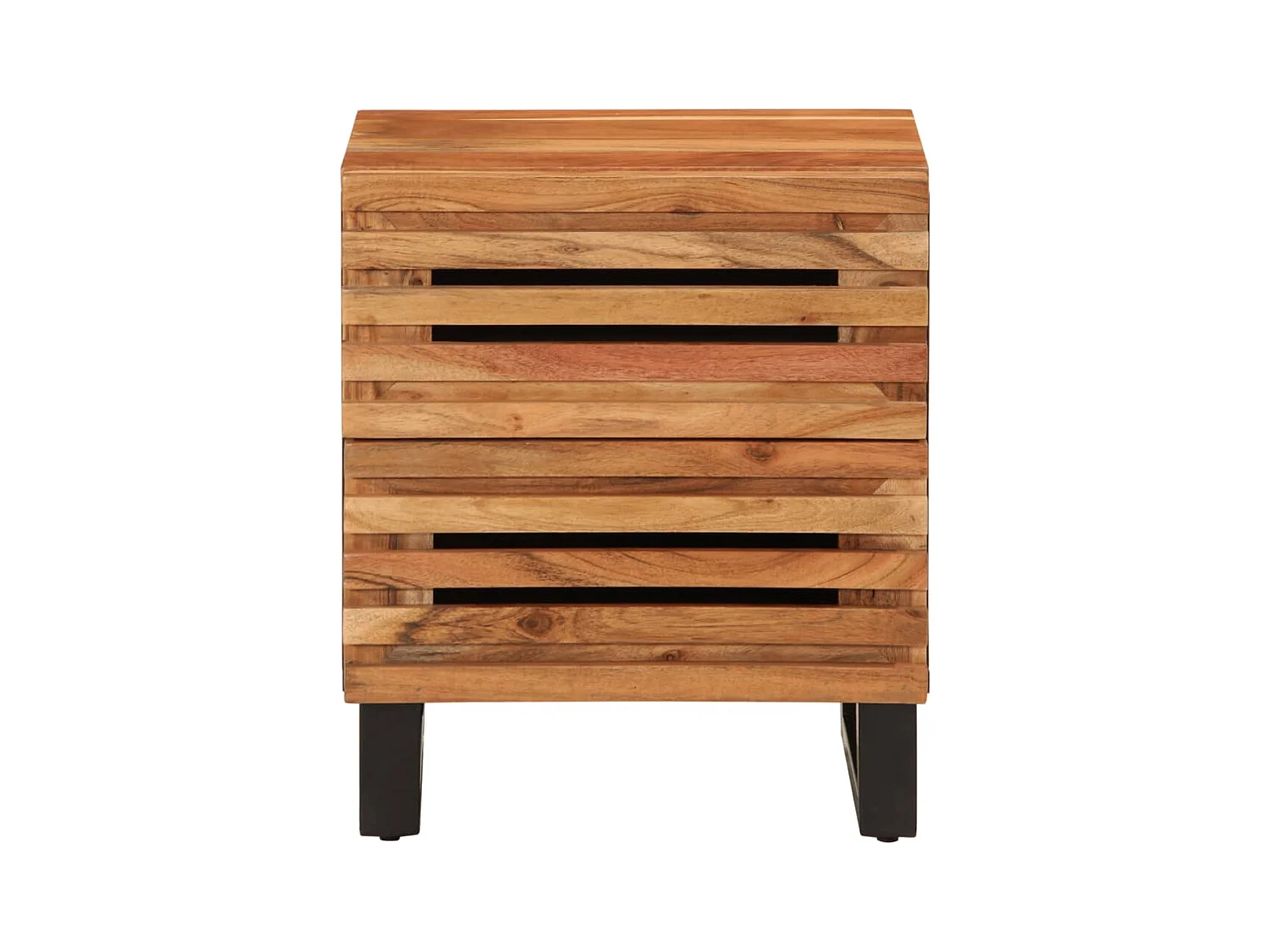 Janoah  Tables de chevet 2 pcs 40x34x46 cm bois d'acacia massif