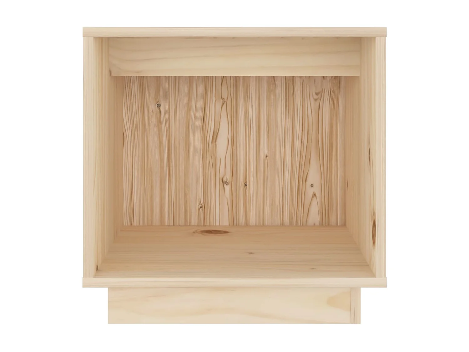 Kani  Comodino 40x30x40 cm in Legno Massello di Pino