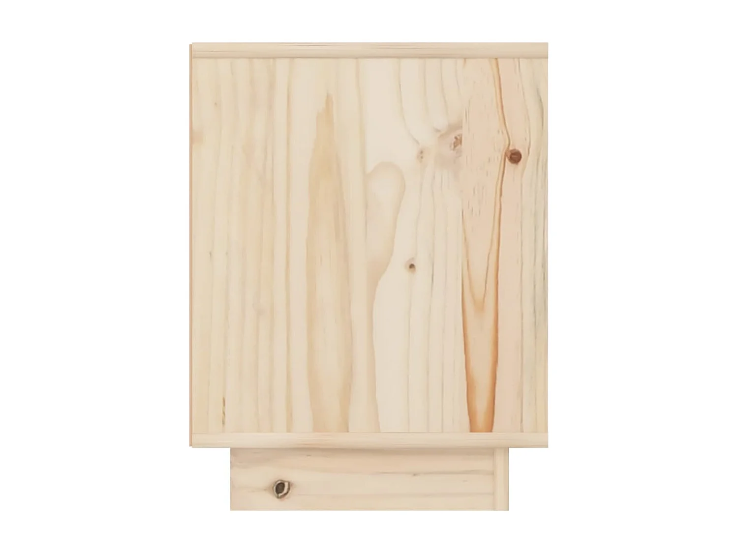 Kani  Comodino 40x30x40 cm in Legno Massello di Pino