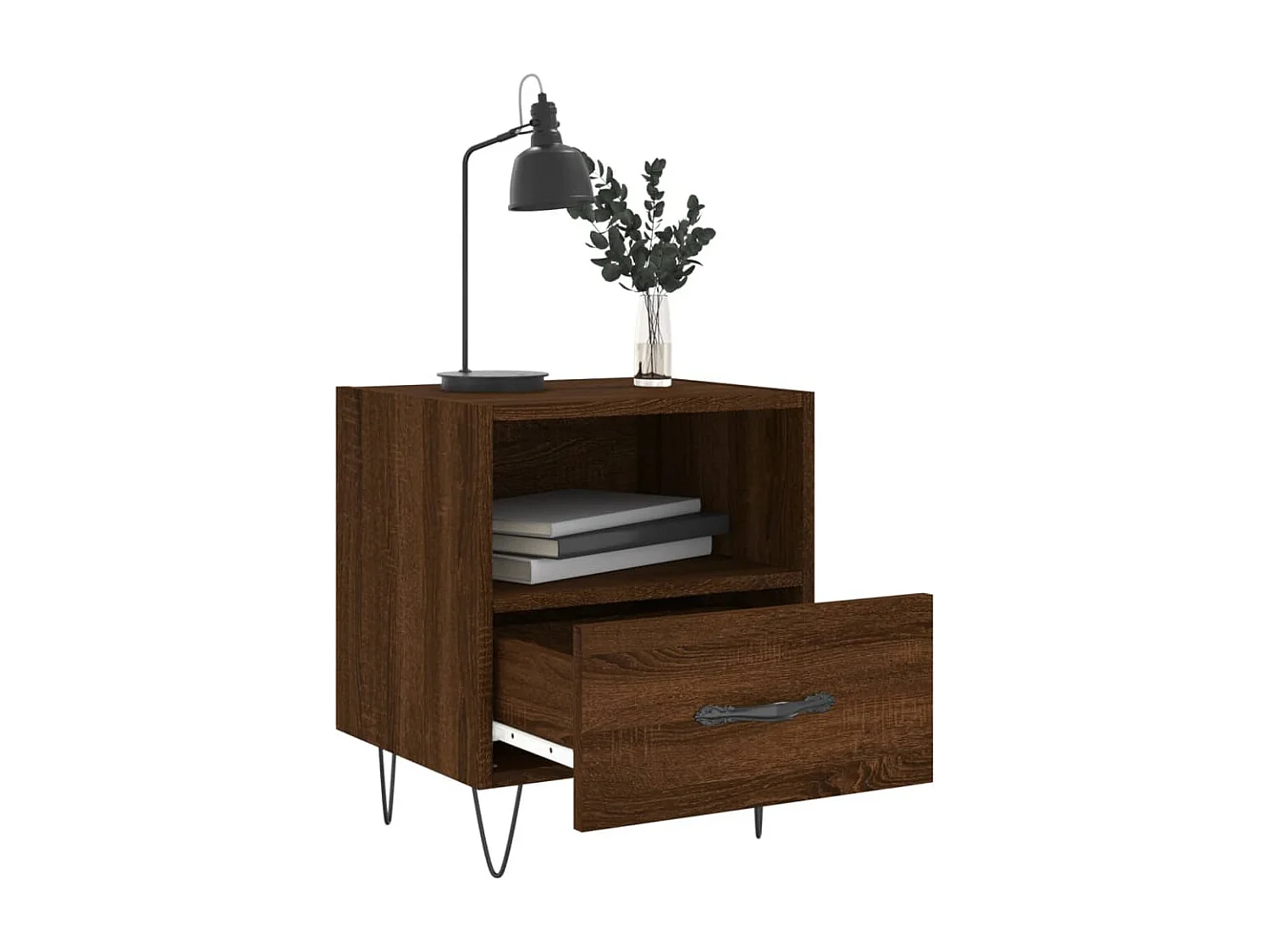 Joshua Tree  Comodini 2 pz Rovere Marrone 40x35x47,5 cm in Legno Multistrato