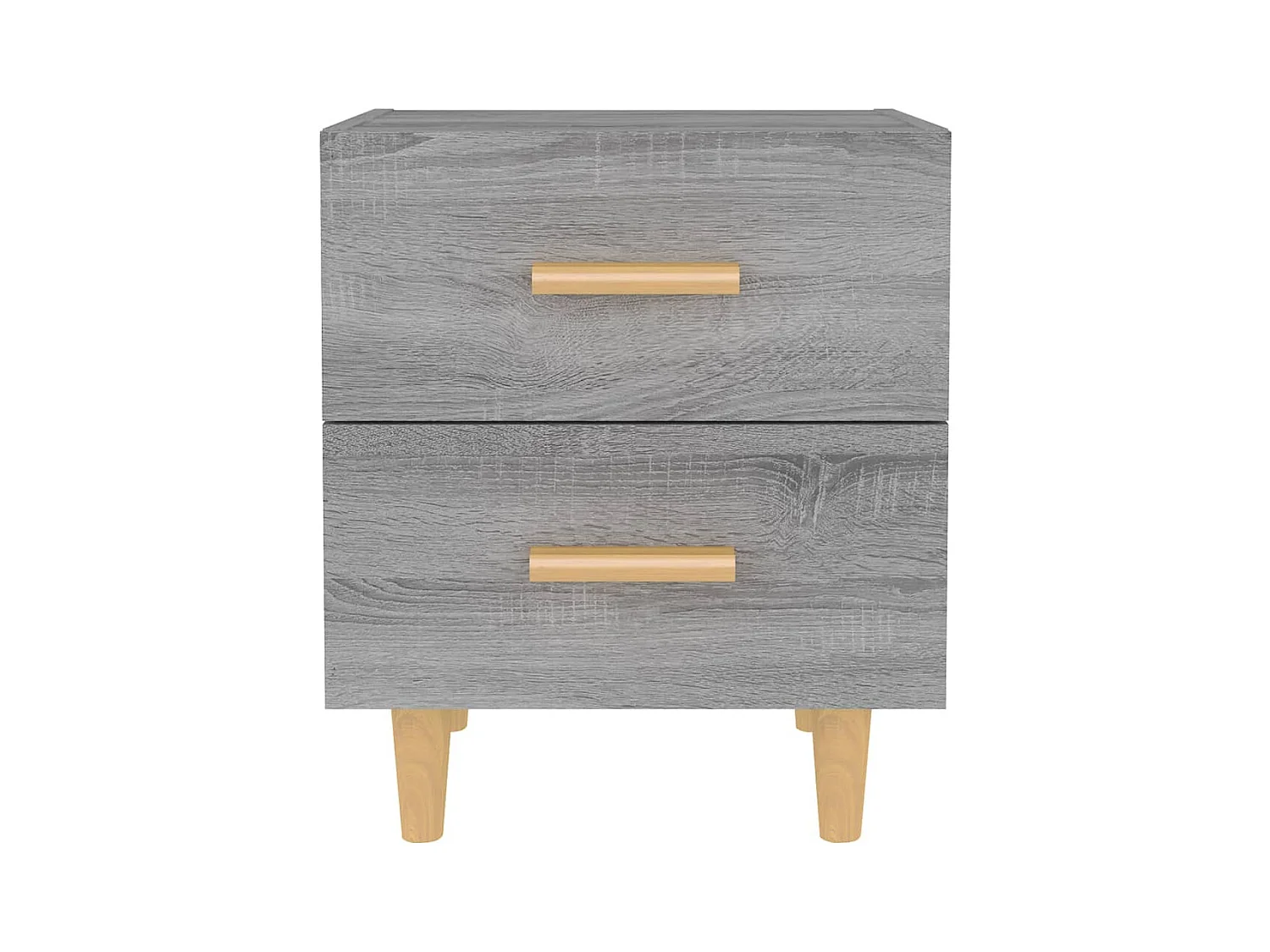 Ferrara  Tables de chevet 2 pcs Sonoma gris 40x35x47,5 cm