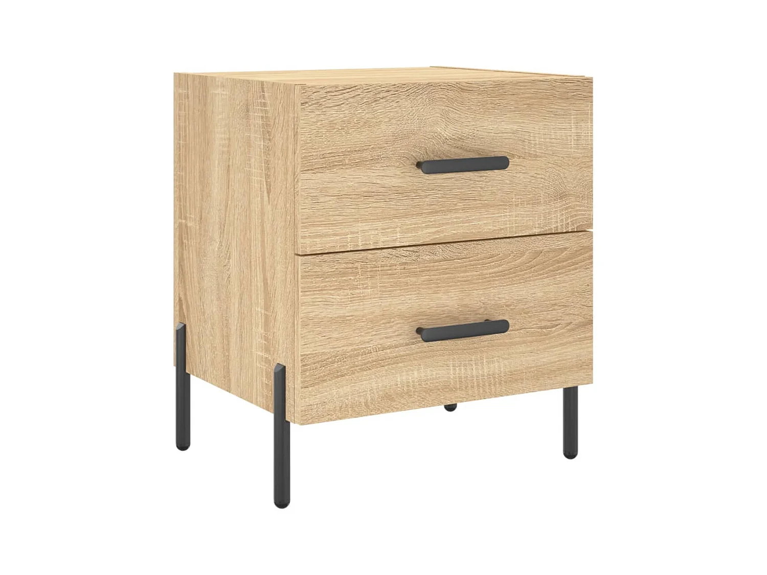 Mikael  Table de chevet chêne sonoma 40x35x47,5 cm bois d’ingénierie