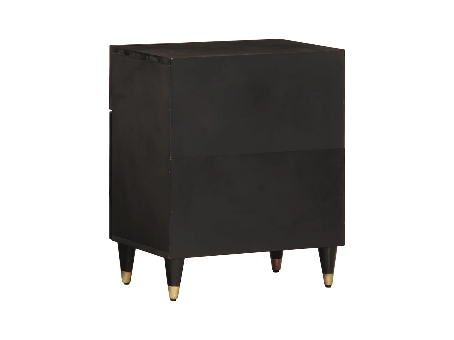 Wylar  Table de chevet 50x33x60 cm bois de manguier massif