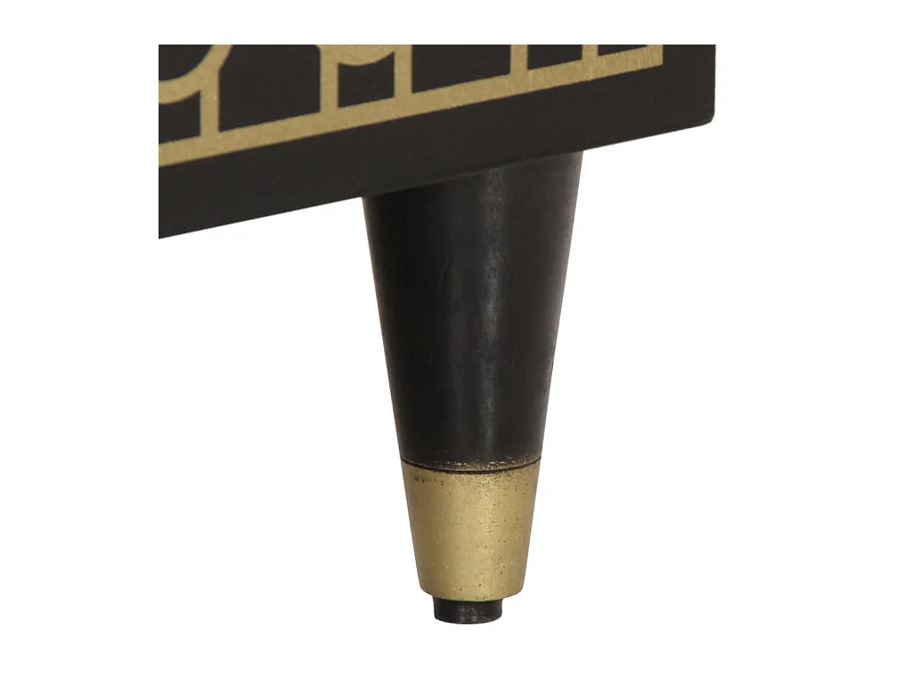 Wylar  Table de chevet 50x33x60 cm bois de manguier massif