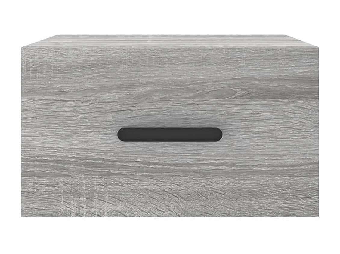 Cataula  Tables de chevet murales 2 pcs sonoma gris 35x35x20 cm