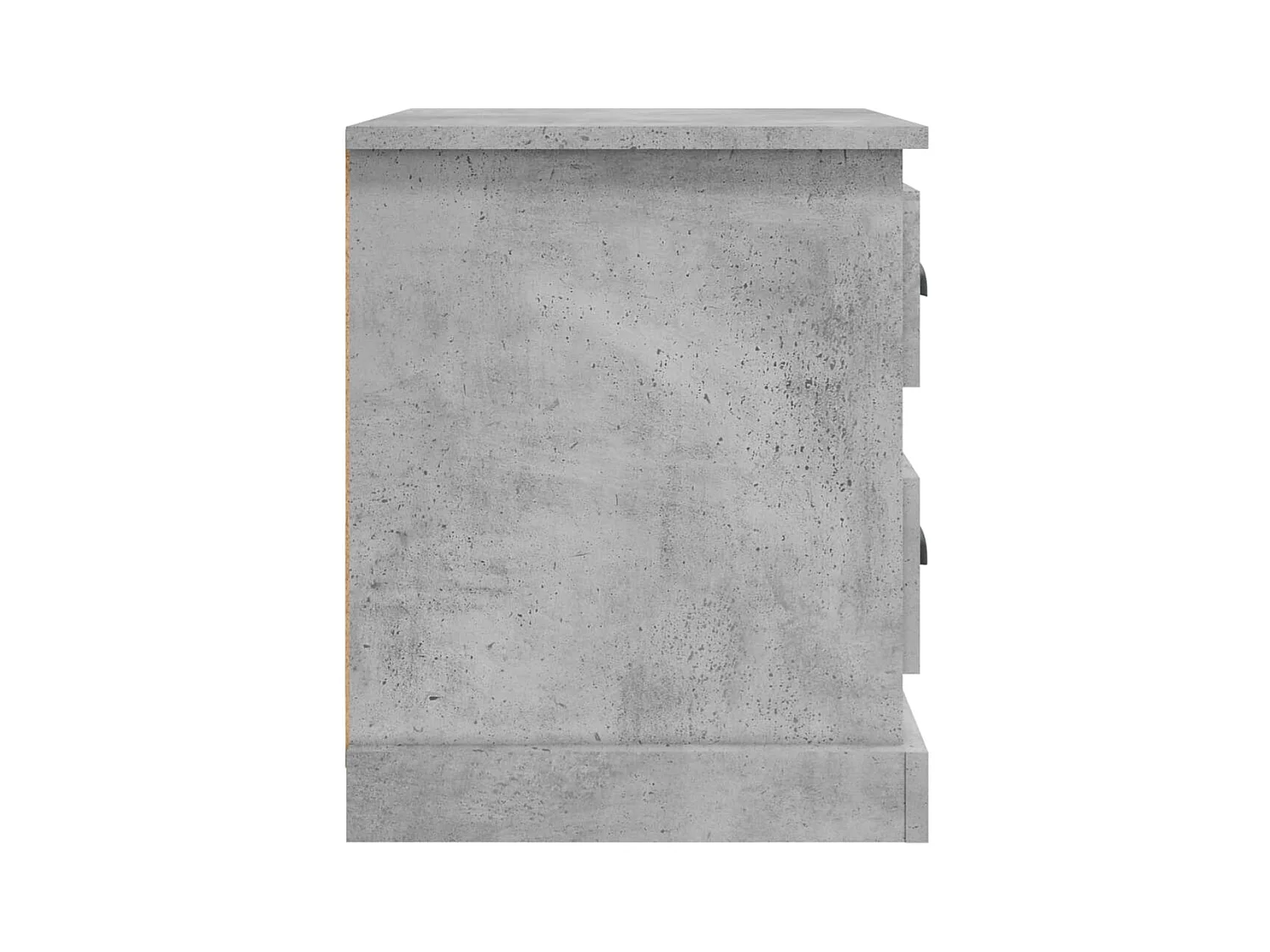 Arras  Table de chevet gris béton 39x39x47,5 cm bois d'ingénierie