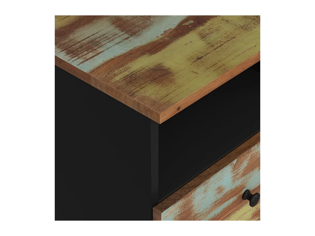 Renlar  Table de chevet Bois de récupération et d'ingénierie