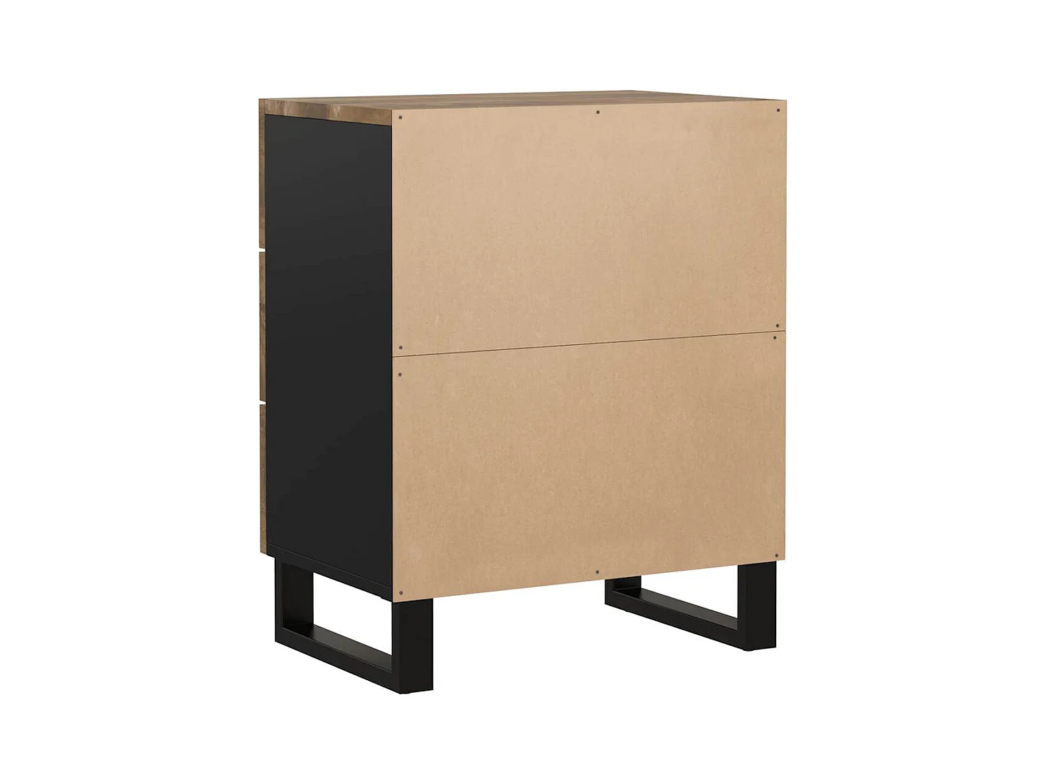 Mie  Table de chevet 50x33x62 cm Bois de manguier et d'ingénierie