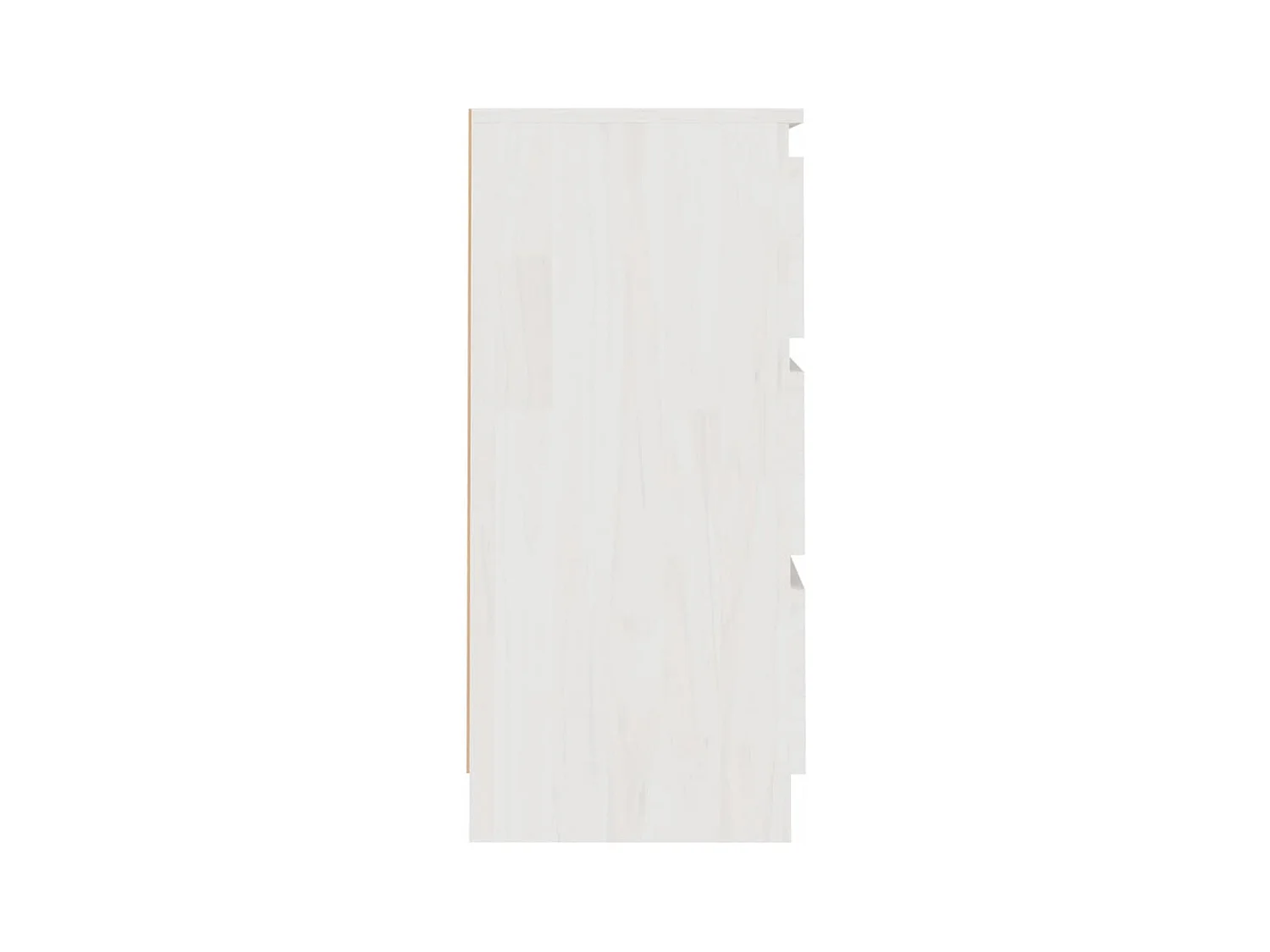 Aaron Michael  Tables de chevet 2 pcs Blanc 40x29,5x64 cm Bois de pin solide