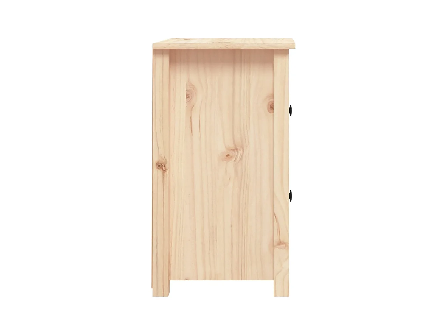 Rida  Nachttische 2 Stk. 40x35x61,5 cm Massivholz Kiefer