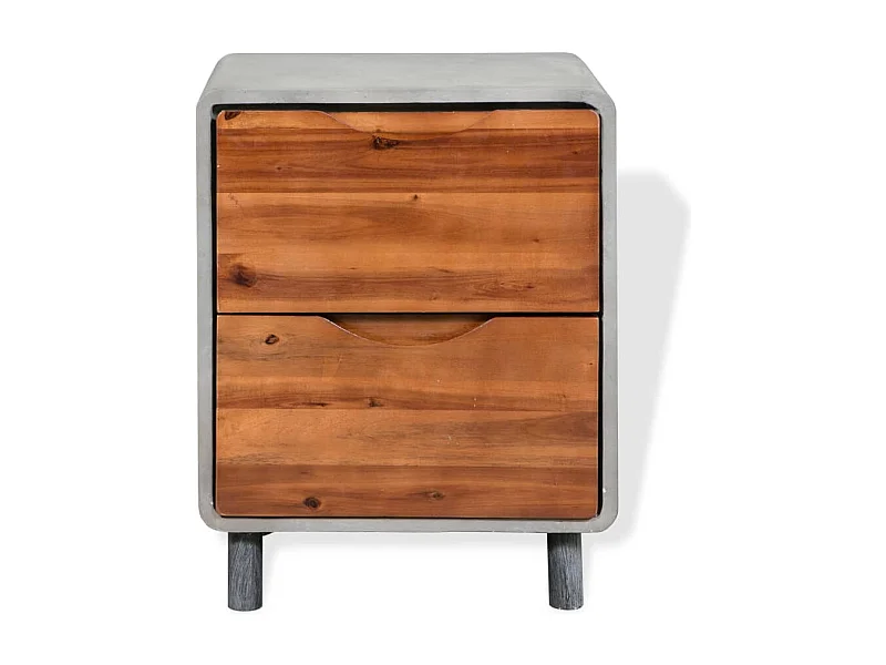 Garden Furniture -  Table de chevet Bois d'acacia massif 40 x 30 x 50 cm