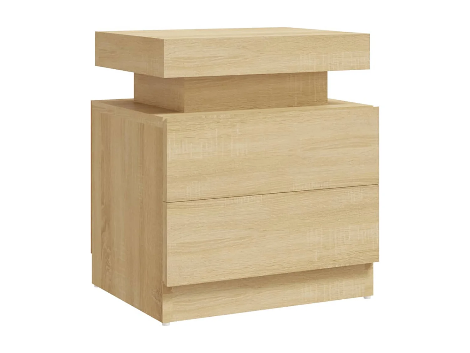 Reinir  Table de chevet Chêne sonoma 45x35x52 cm Bois d'ingénierie