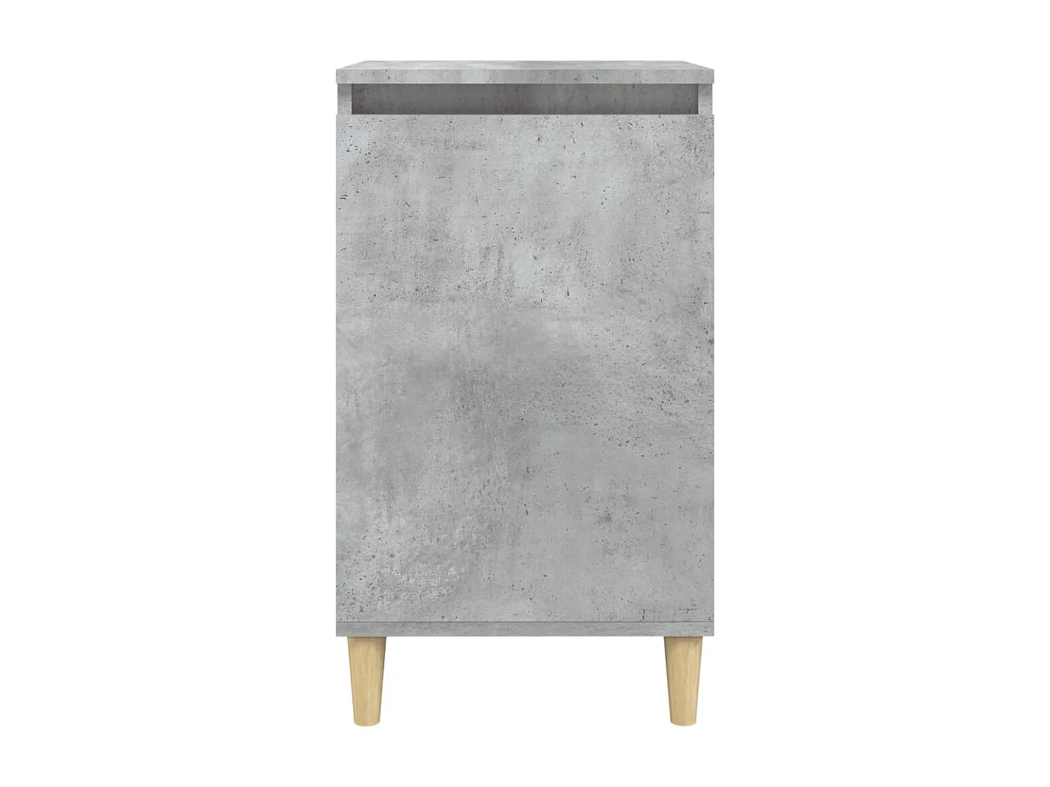 Samir  Table de chevet gris béton 40x35x70 cm bois d'ingénierie