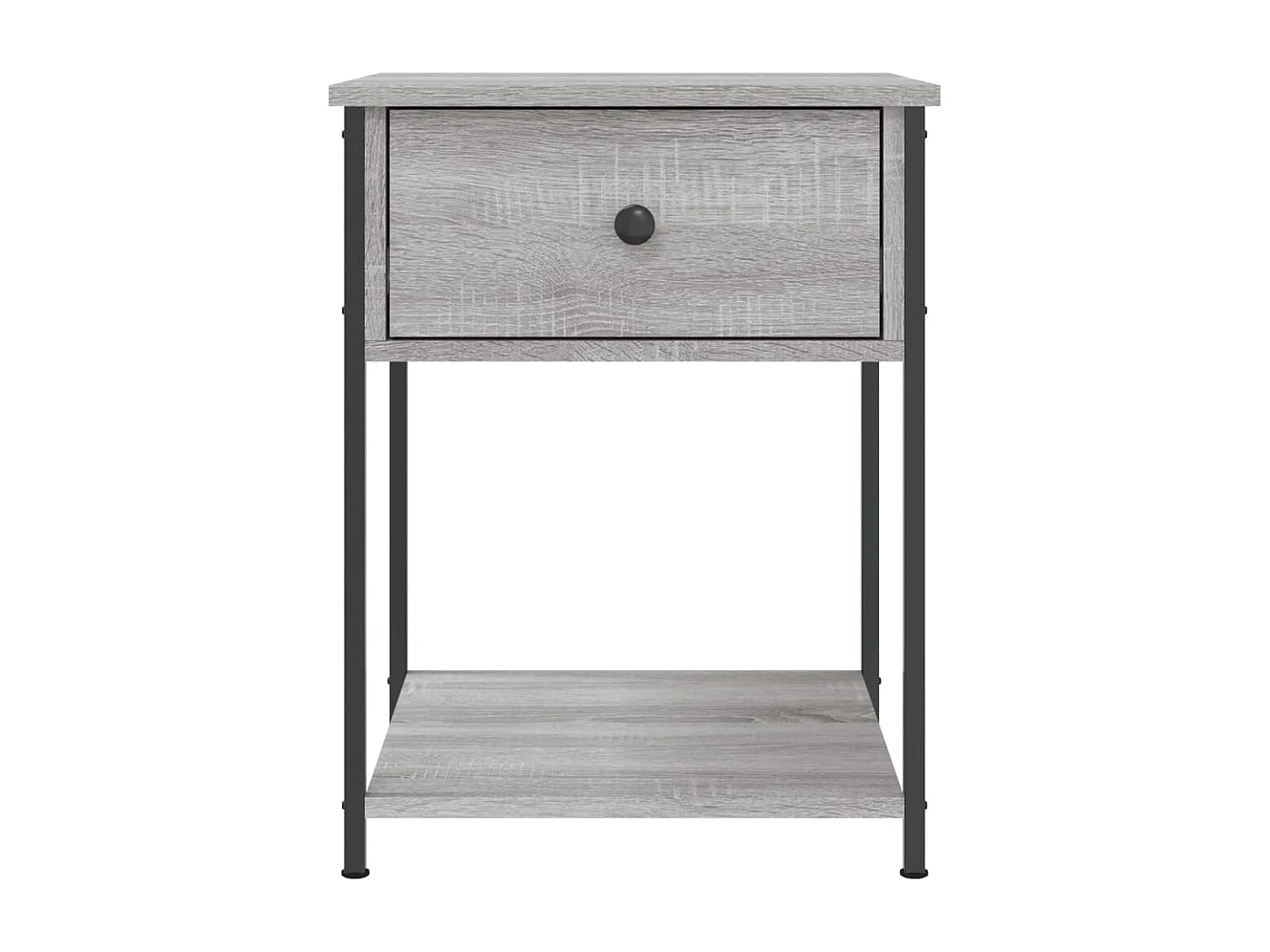 Ranum  Nachttisch Grau Sonoma 44x45x58 cm Holzwerkstoff