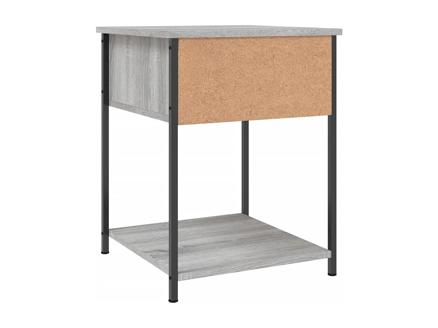 Ranum  Nachttisch Grau Sonoma 44x45x58 cm Holzwerkstoff