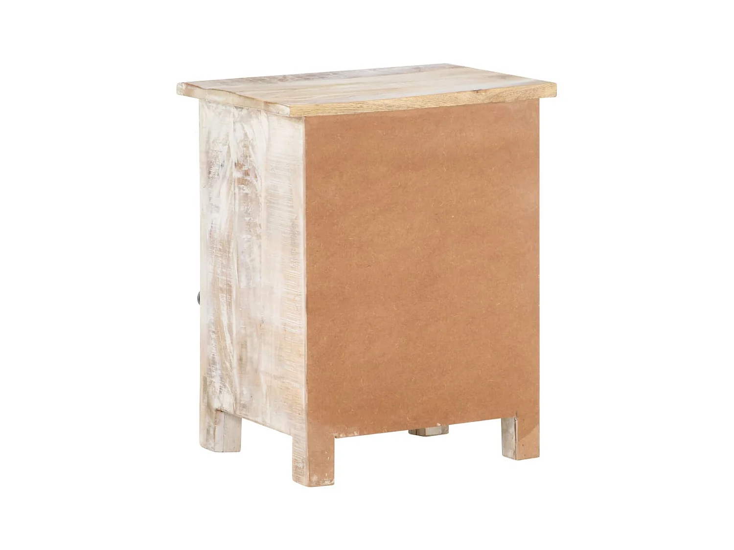 Collegno  Table de chevet 40x30x50 cm Bois d'acacia brut