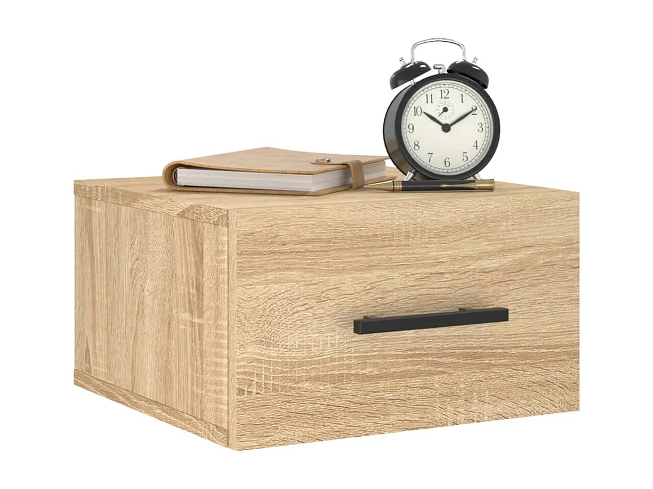 Evelyn Marie  Tables de chevet murales 2 pcs chêne sonoma 35x35x20 cm