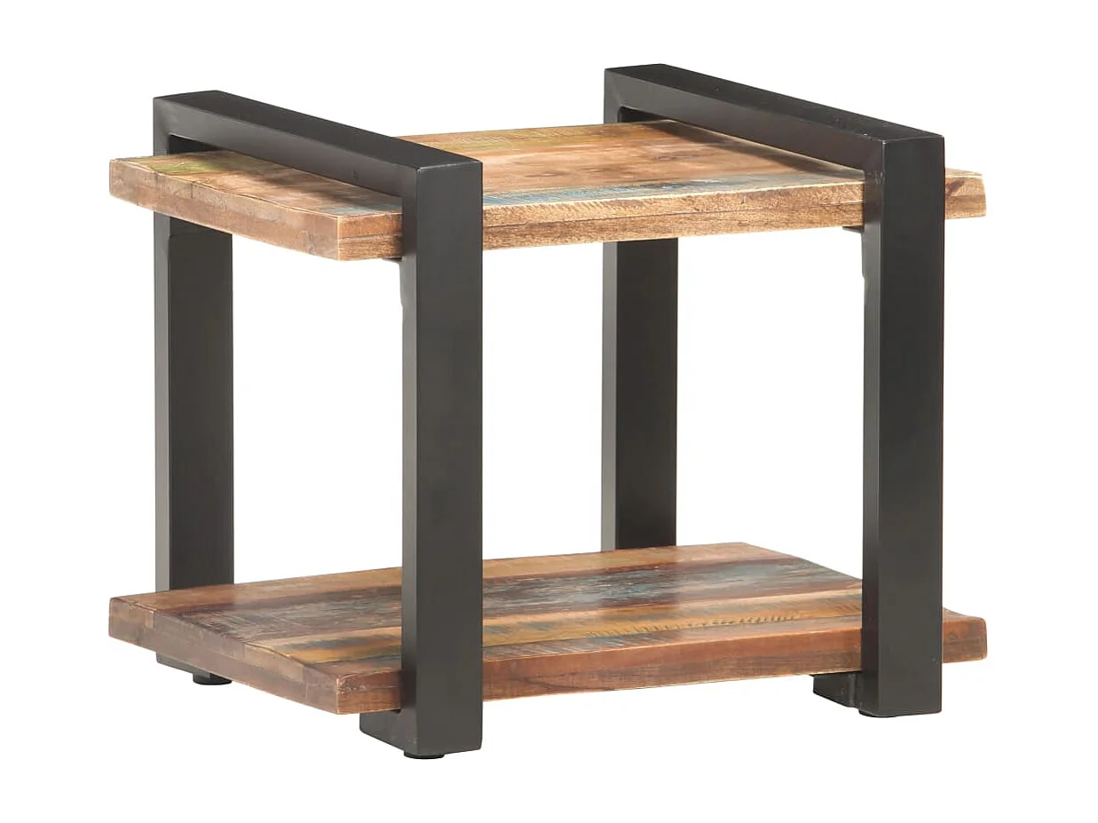 Irmar  Table de chevet 50x40x40 cm Bois de récupération massif