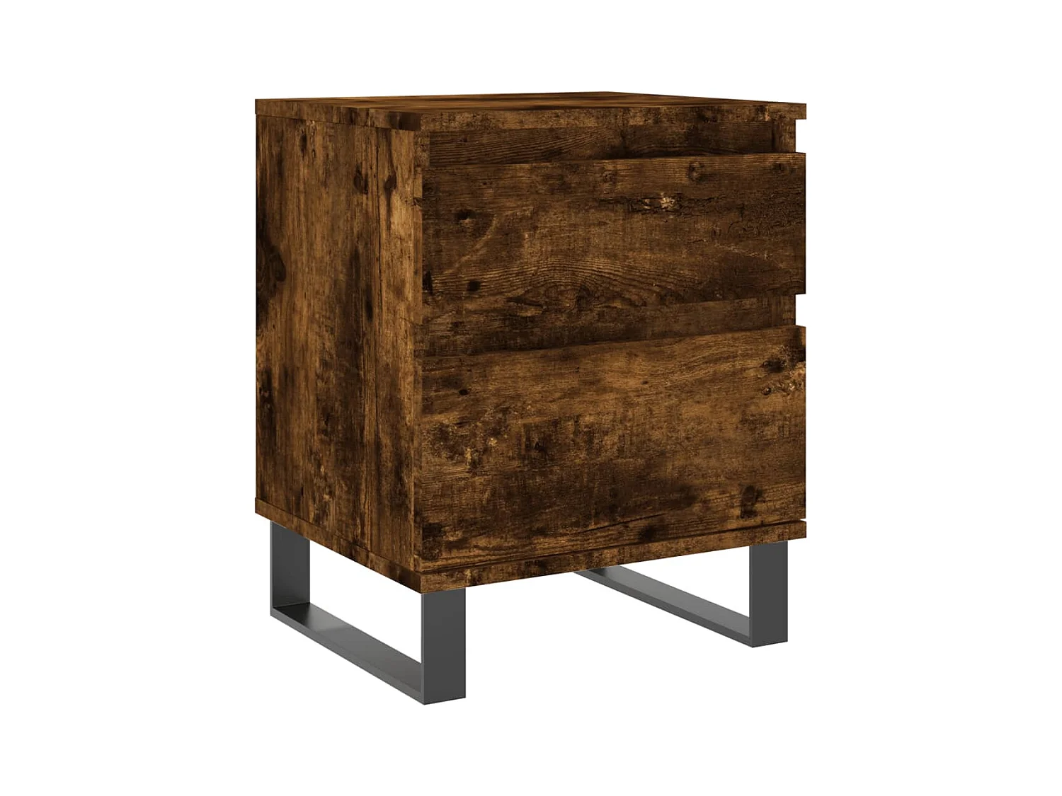 Rinald  Tables de chevet 2 pcs chêne fumé 40x35x50 cm bois ingénierie