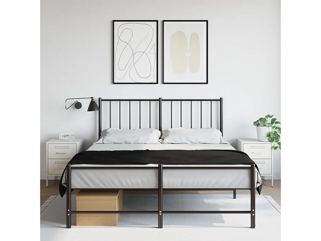 Lucille  Tables de chevet 2 pcs blanc 36x39x50,5 cm acier