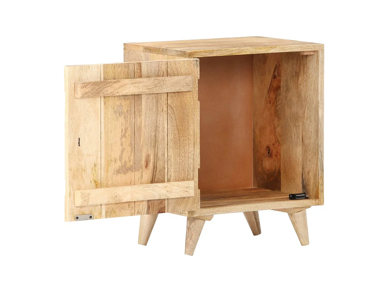 Garden Furniture -  Table de chevet sculptée 40x30x50 cm Bois de manguier massif