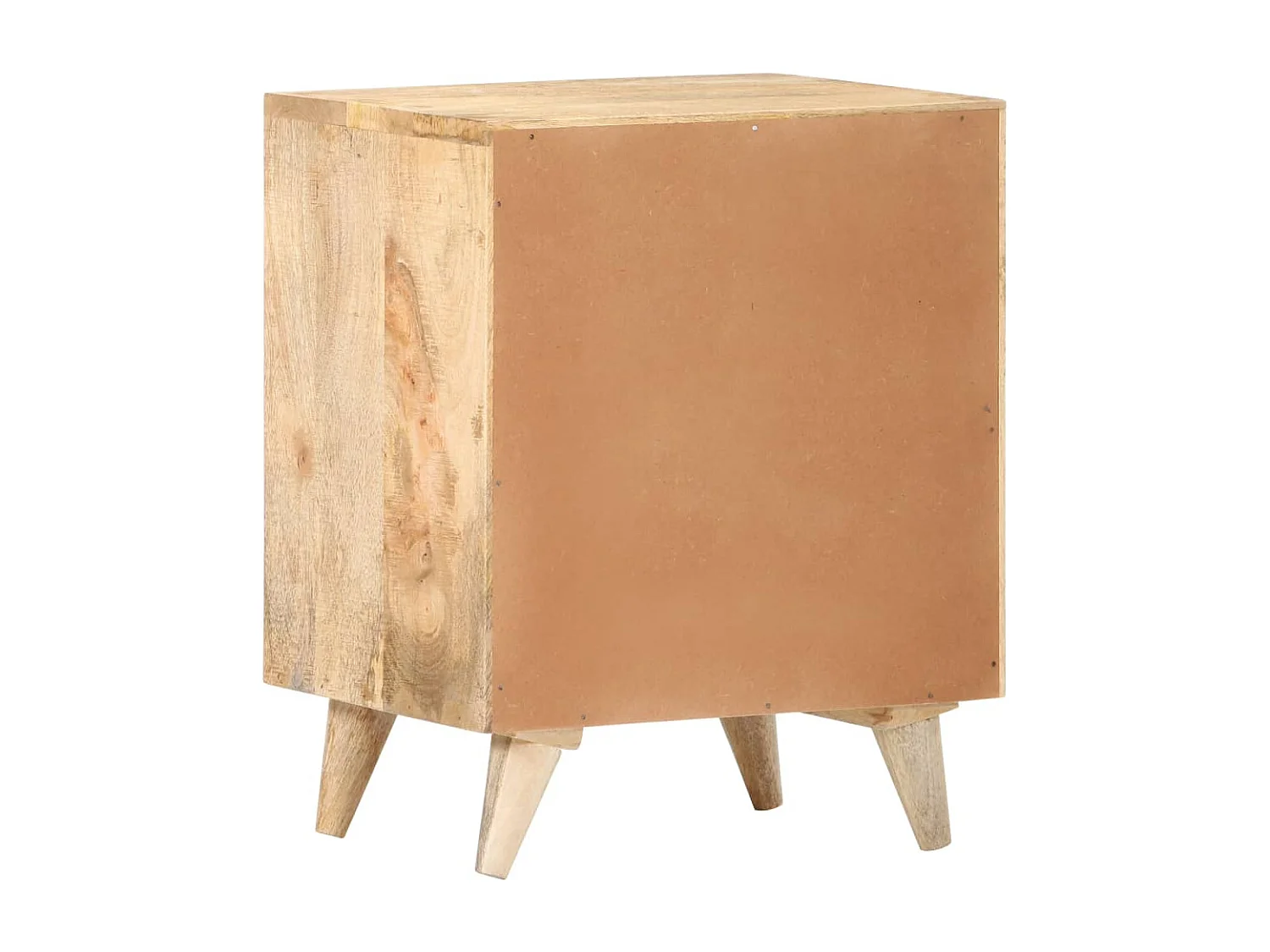 Garden Furniture -  Table de chevet sculptée 40x30x50 cm Bois de manguier massif