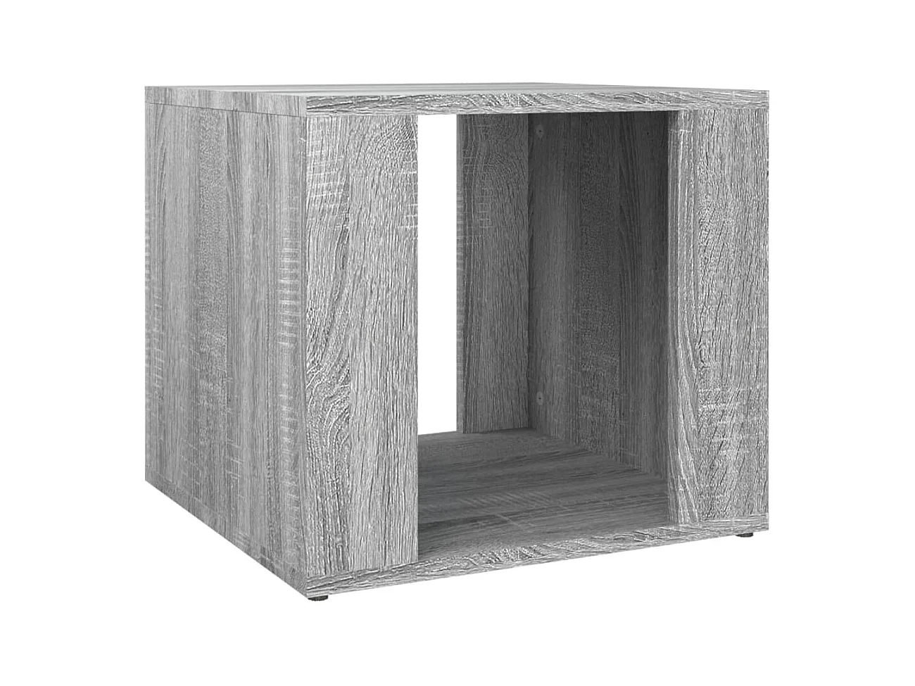 Alpena  Table de chevet Sonoma gris 41x40x36 cm Bois d'ingénierie