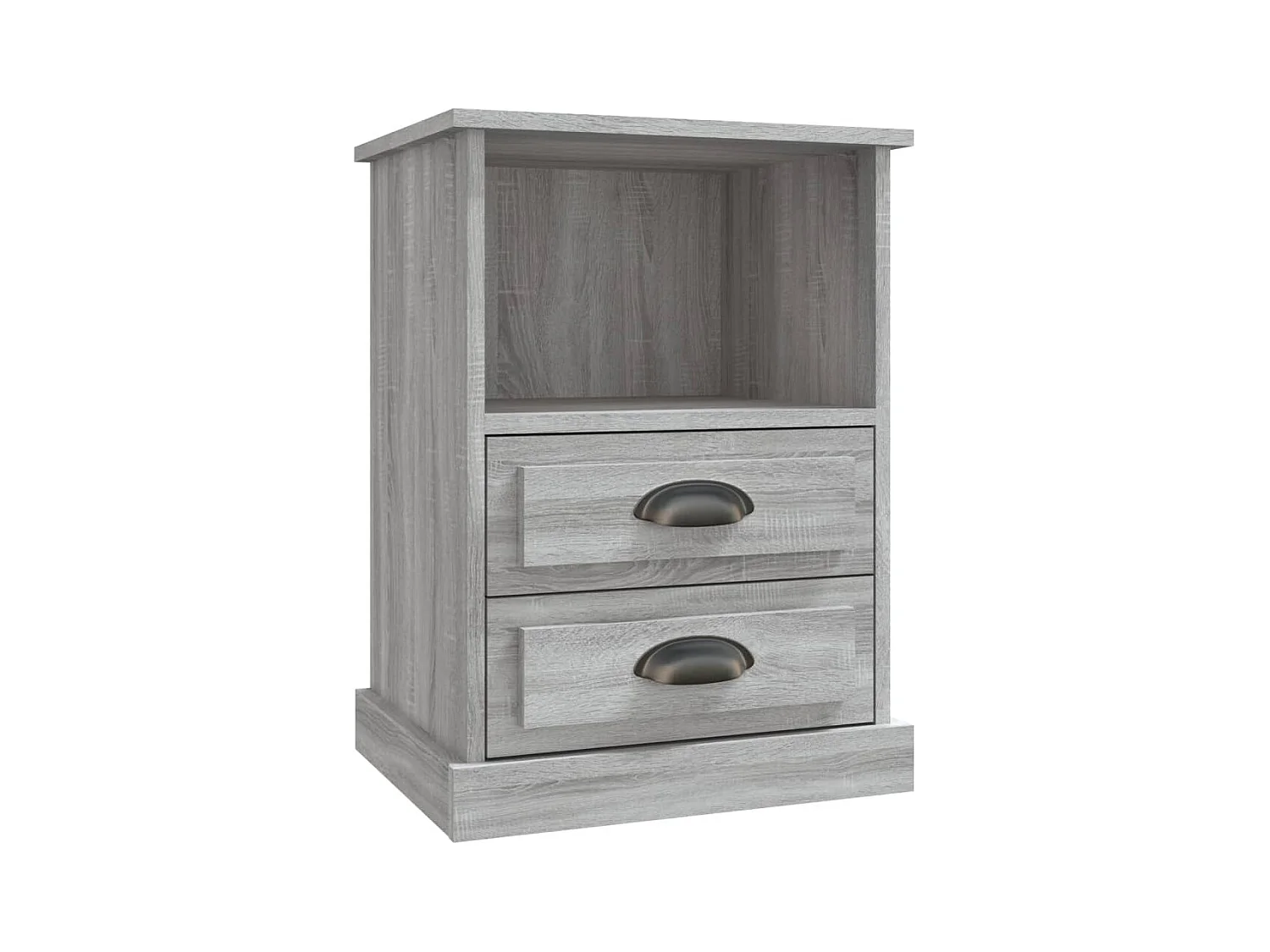 Karly  Tables de chevet 2 pcs sonoma gris 43x36x60 cm