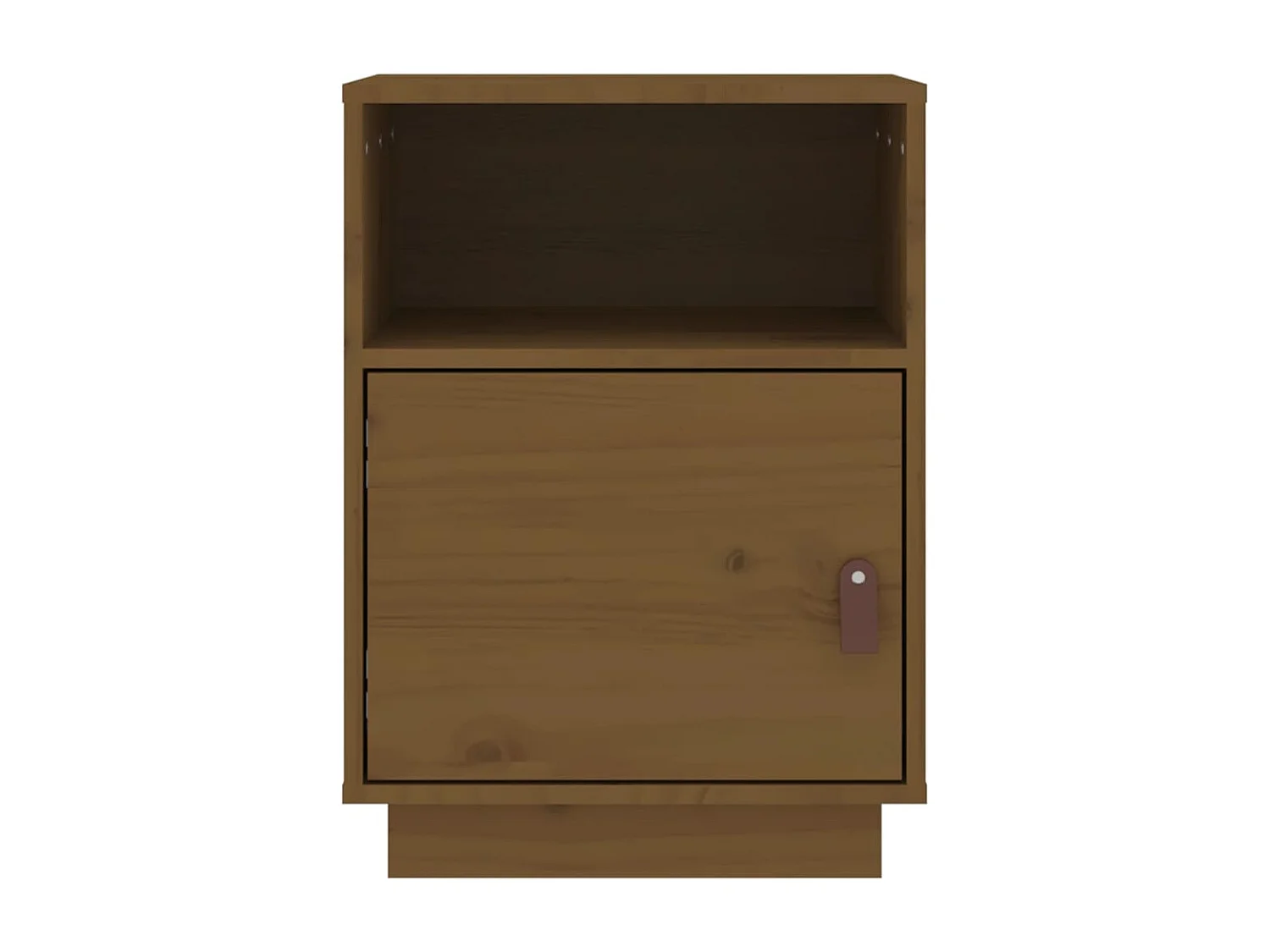 Soisy-sous-Montmorency  Table de chevet Marron miel 40x34x55 cm Bois de pin massif