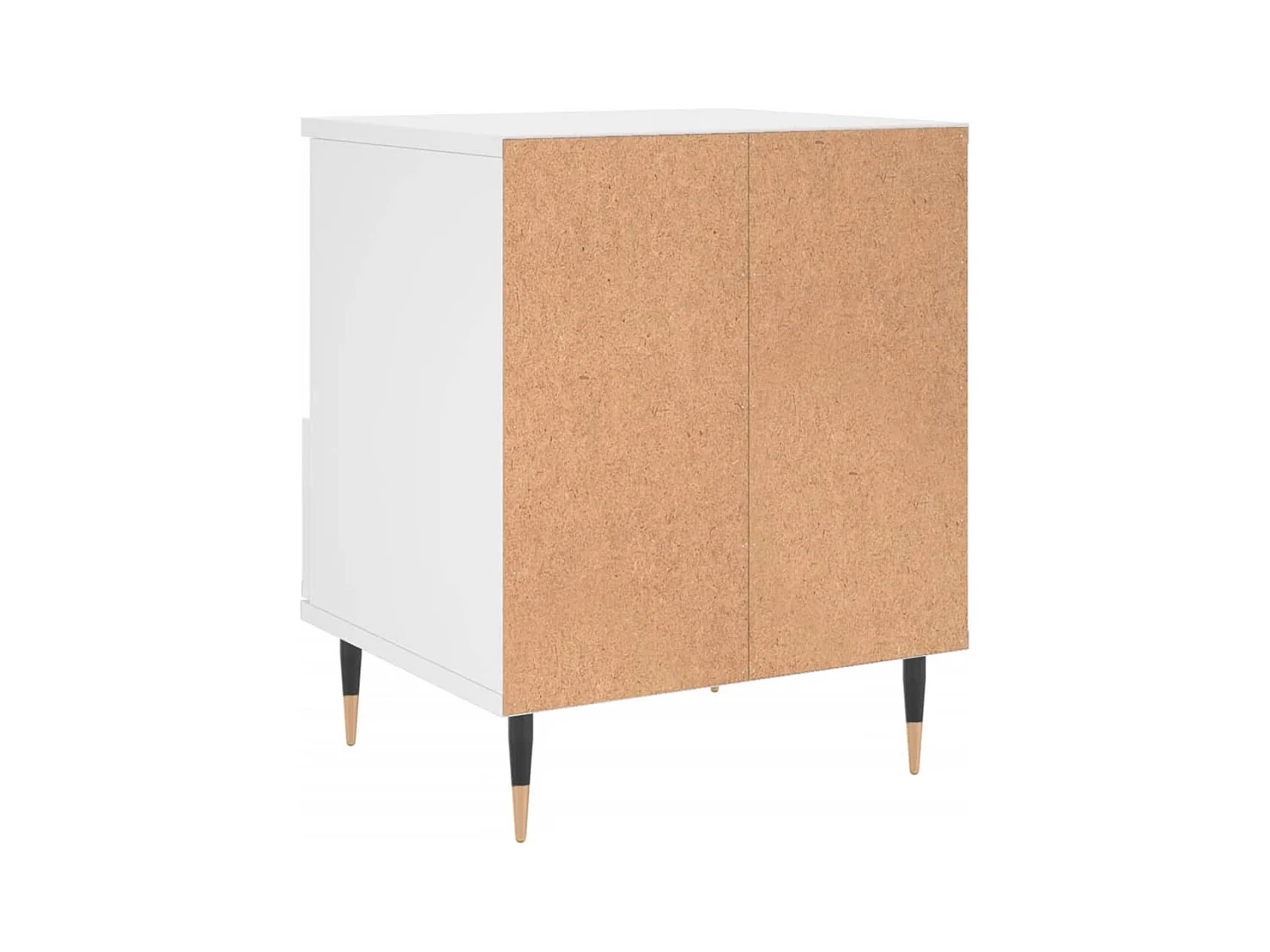 Blandon  Table de chevet Blanc 40x35x50 cm Bois d’ingénierie