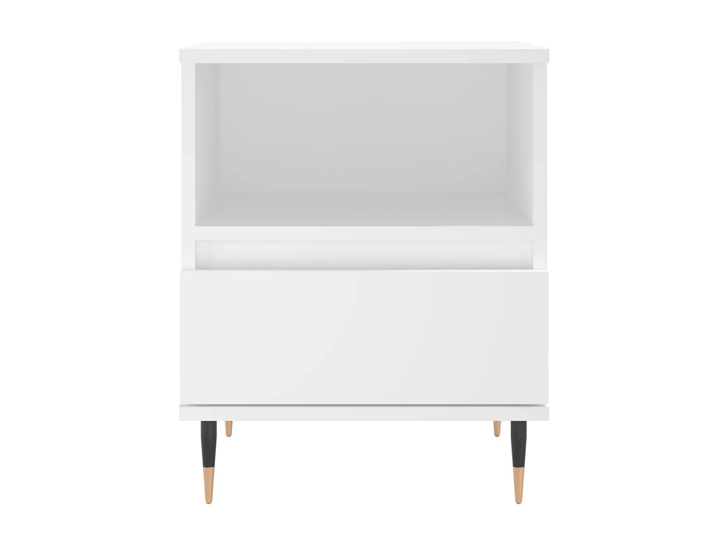 Blandon  Table de chevet Blanc 40x35x50 cm Bois d’ingénierie