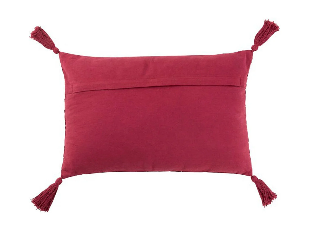 Coussin Déco à Motifs "Cherry" 40x60cm Bordeaux