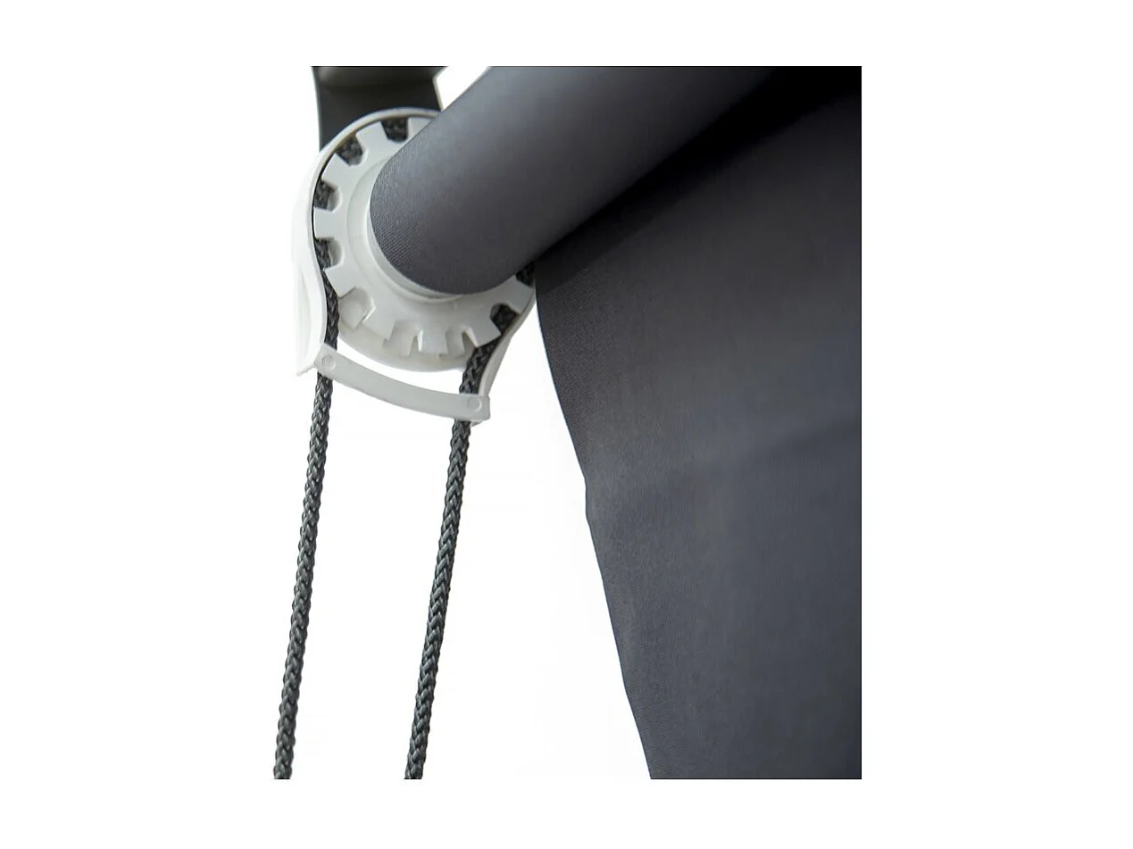 Lot de 3 stores rétractables pergola - 124 x 225 cm - Gris anthracite