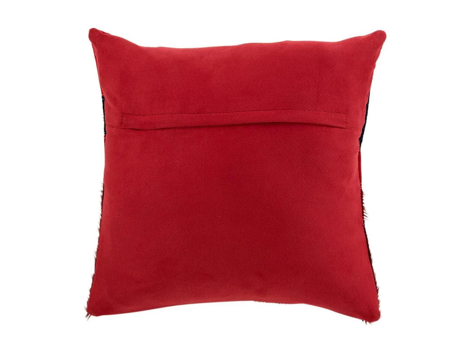 Coussin Déco en Cuir "Femme" 45x45cm Rouge