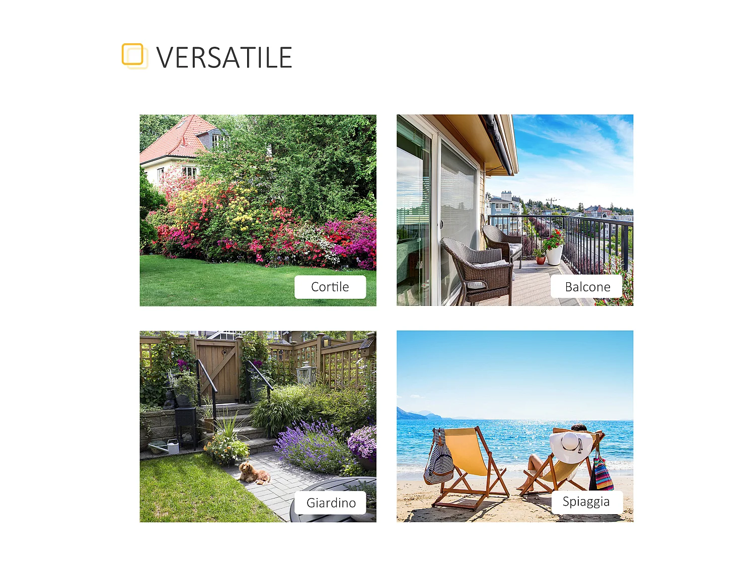 Lettino prendisole pieghevole con cuscino in rattan pe nero