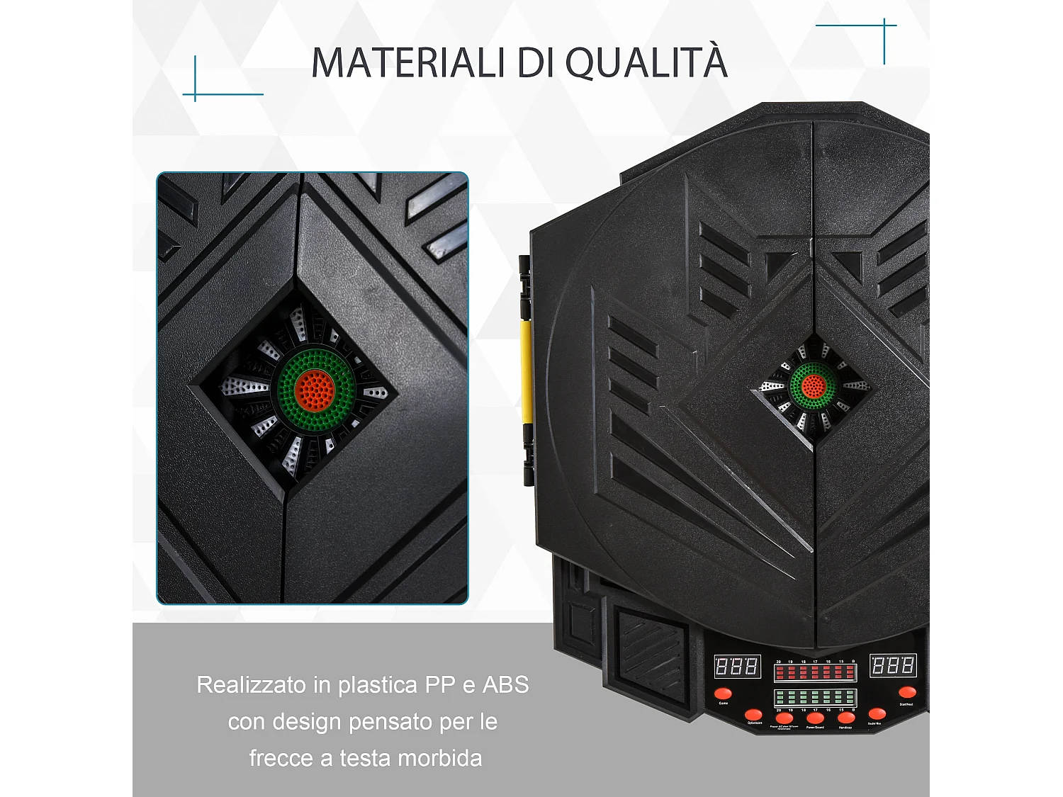 Bersaglio elettronico digitale 12 freccette e 8 giocatori