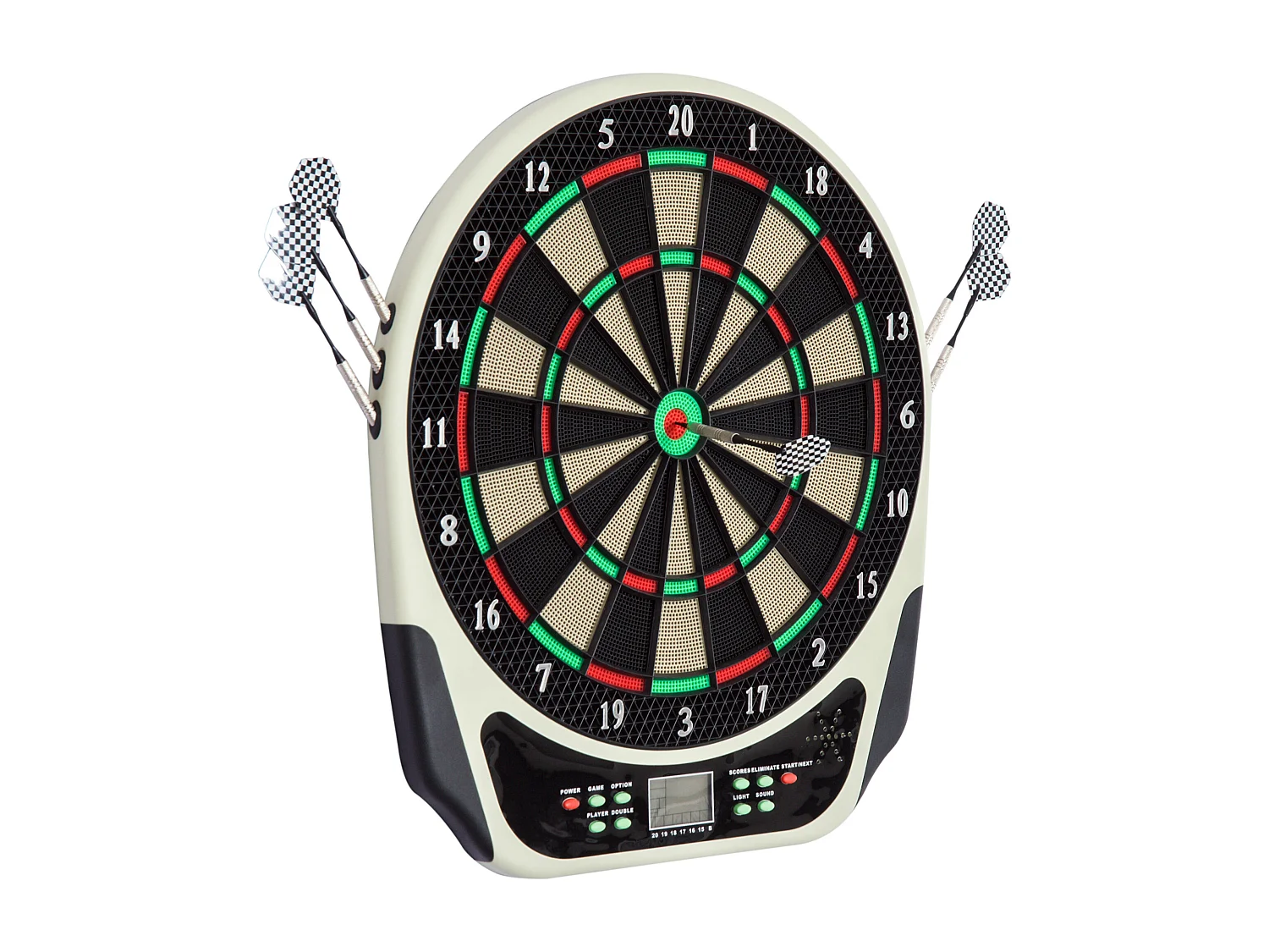 Bersaglio freccette elettronico con 6 freccette luci e suoni