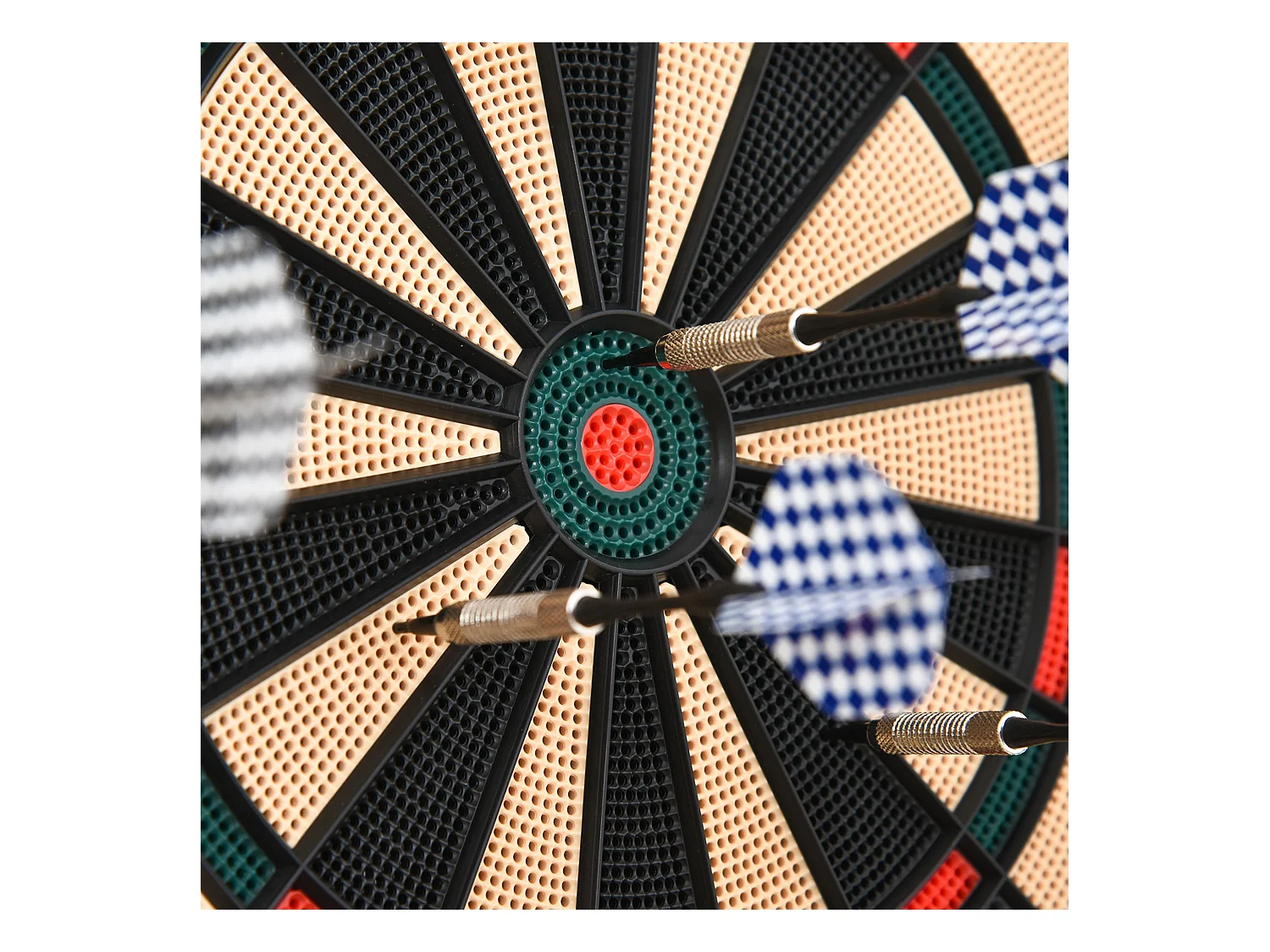 Bersaglio a freccette elettronico con 6 freccette nero