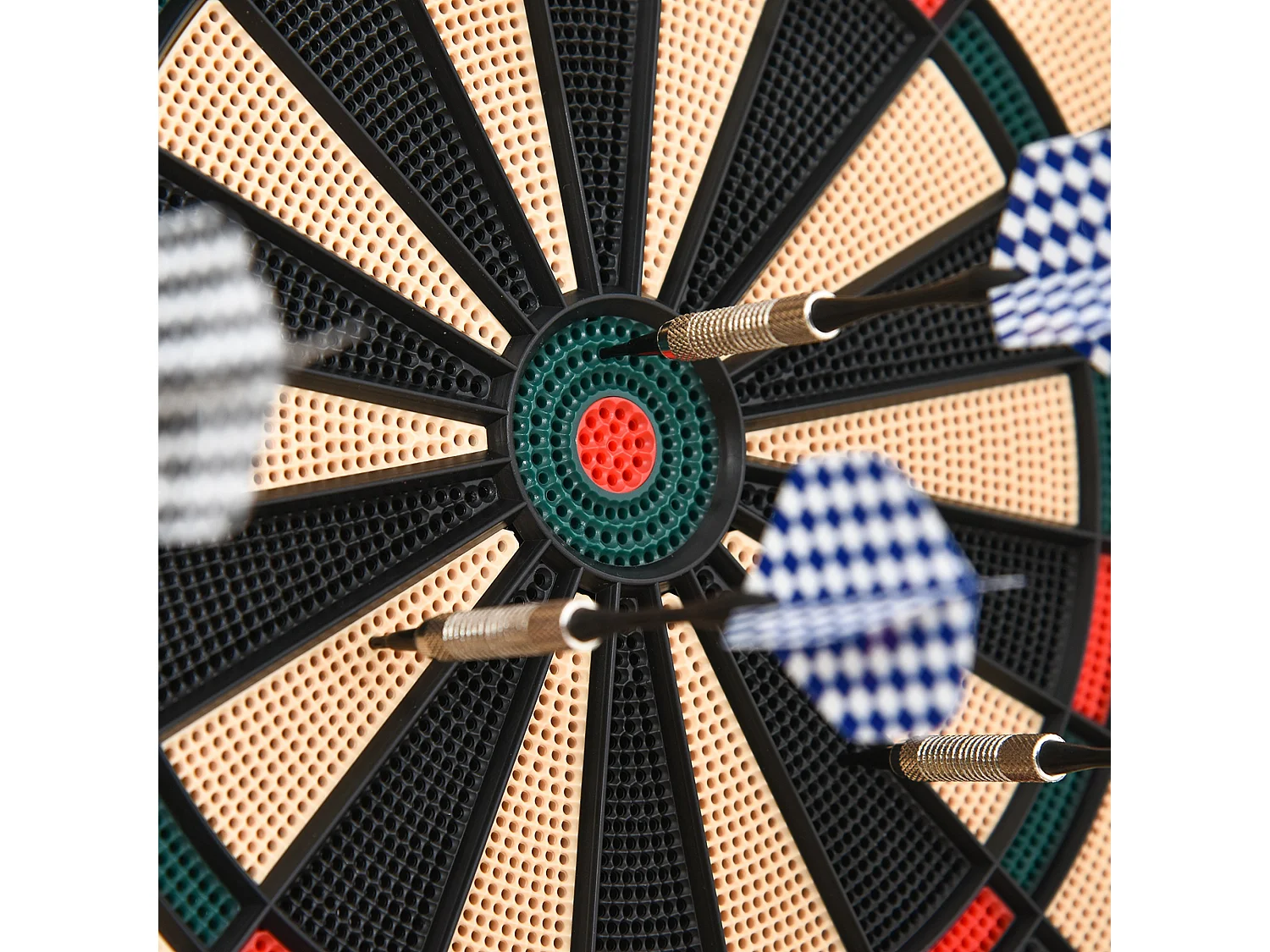 Bersaglio a freccette elettronico con 6 freccette nero