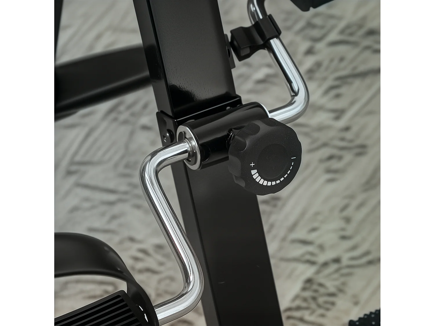 Cyclette riabilitazione pieghevole schermo lcd e manubrio regolabile