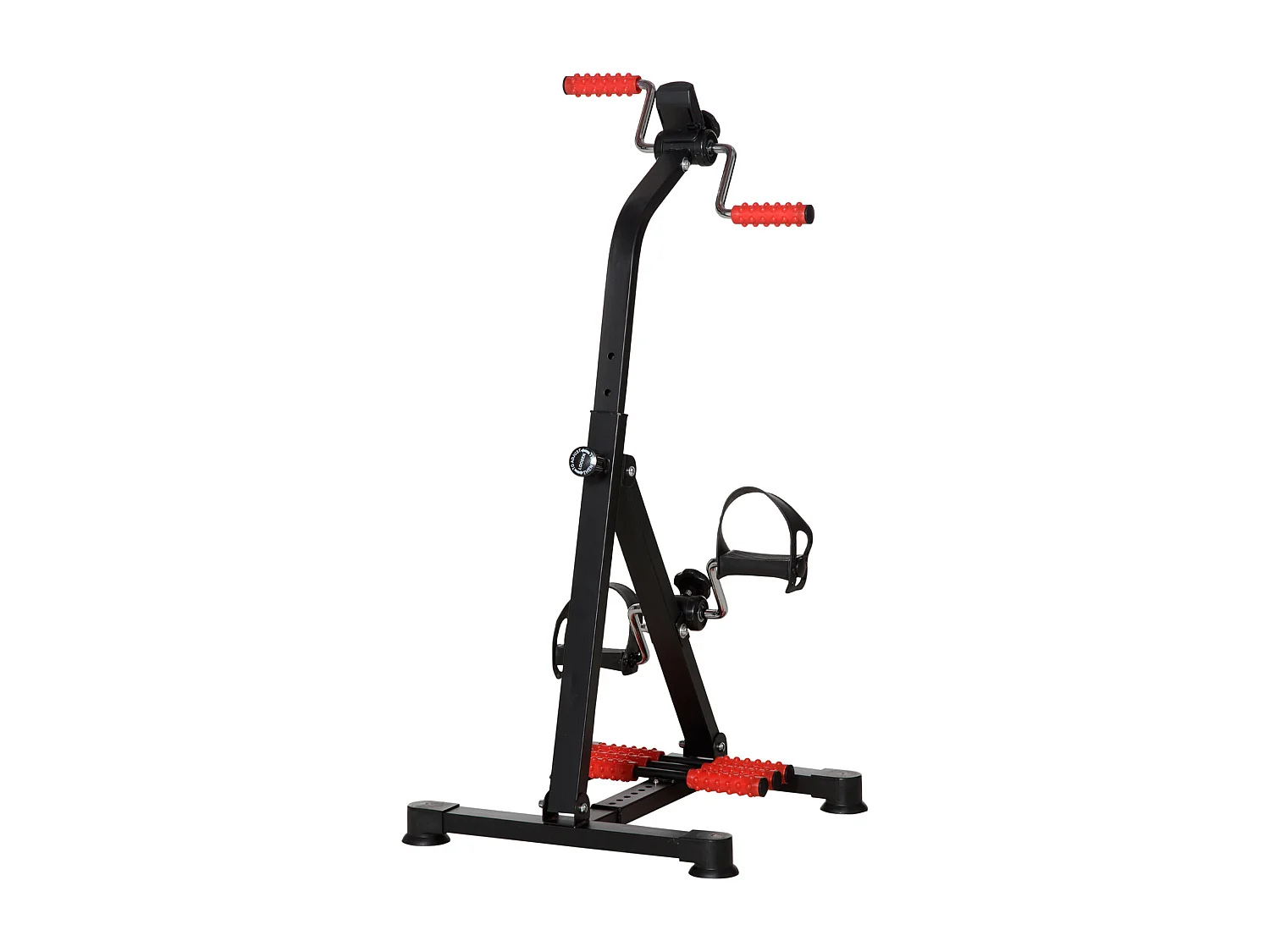 Pedaliera per riabilitazione schermo lcd altezza e resistenza regolabile