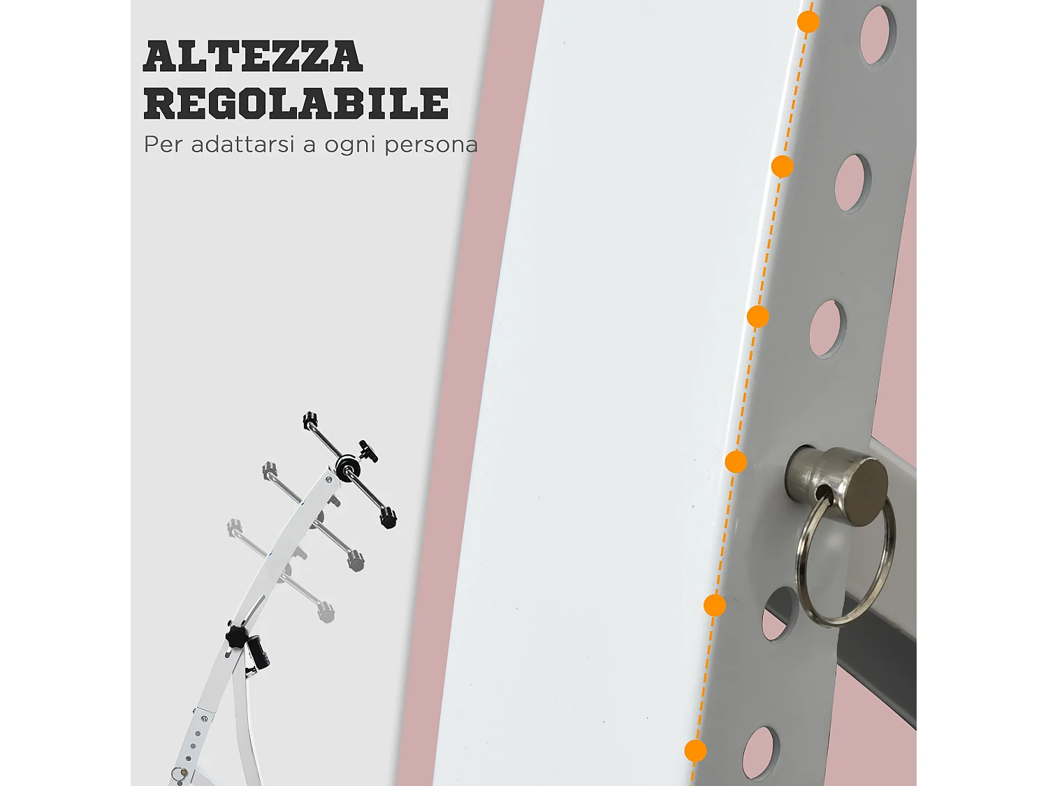 Pedaliera braccia e gambe con schermo led altezza e intensità regolabile