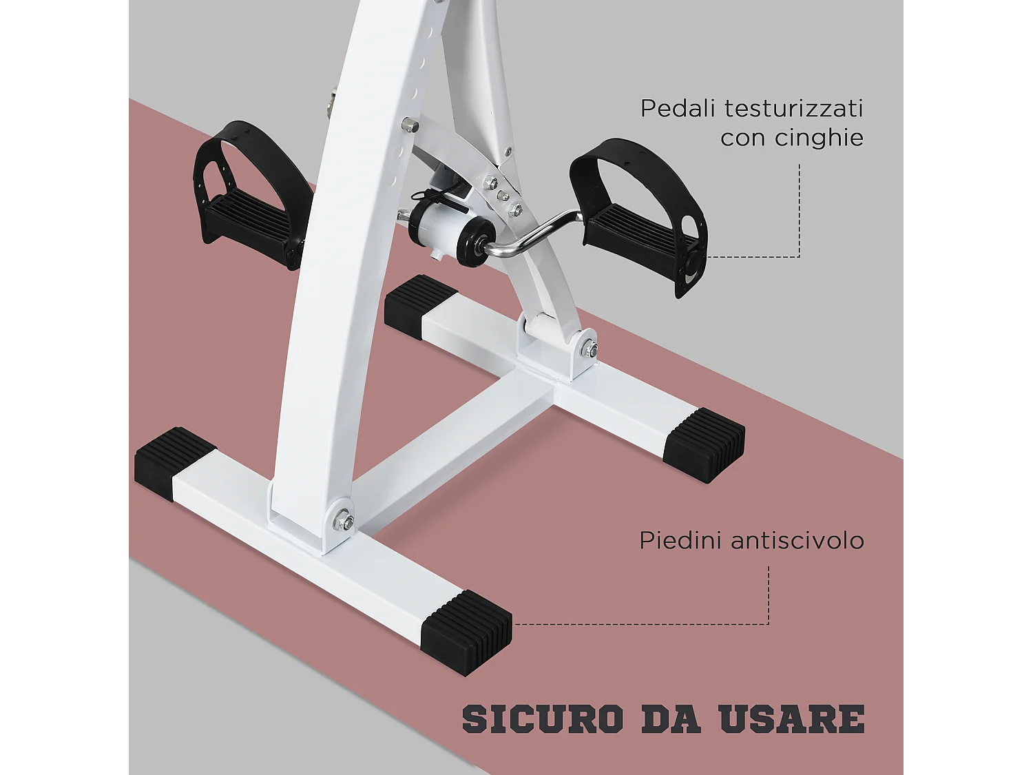 Pedaliera braccia e gambe con schermo led altezza e intensità regolabile