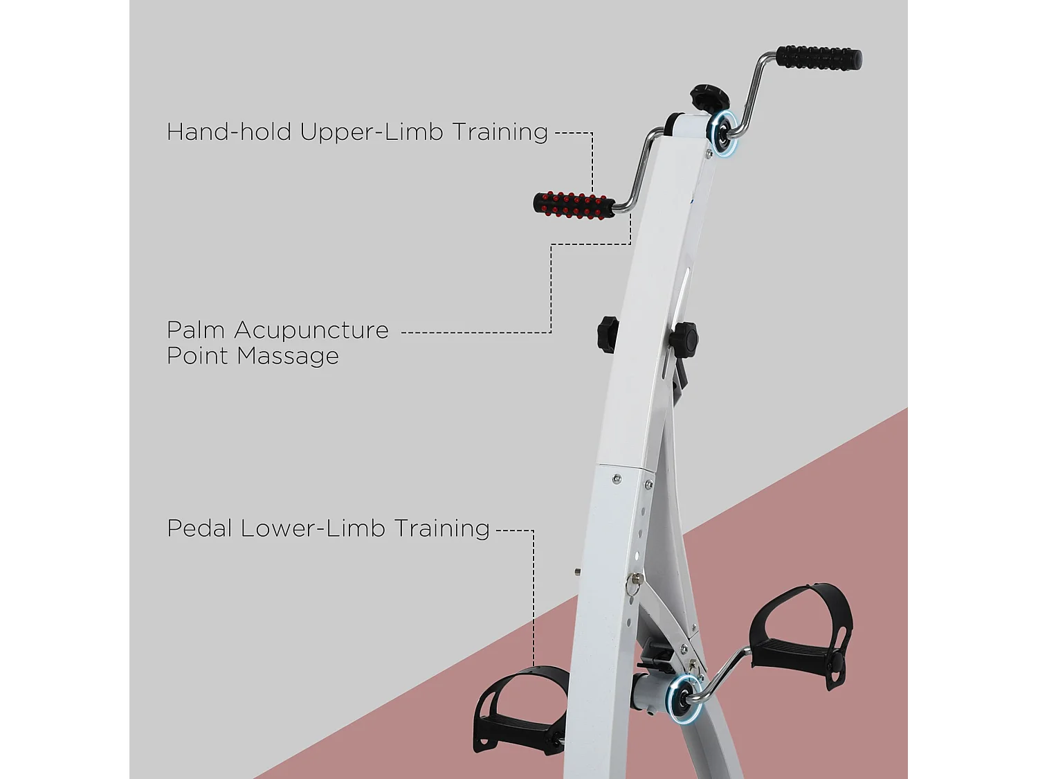 Pedaliera braccia e gambe con schermo led altezza e intensità regolabile