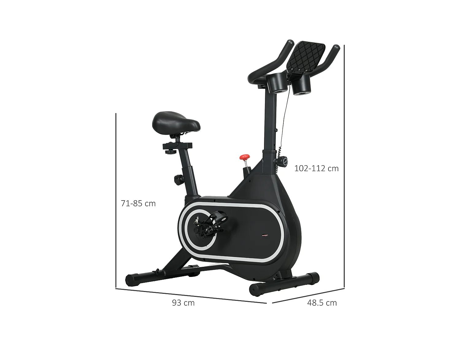 Cyclette magnetica manubrio e sellino regolabili