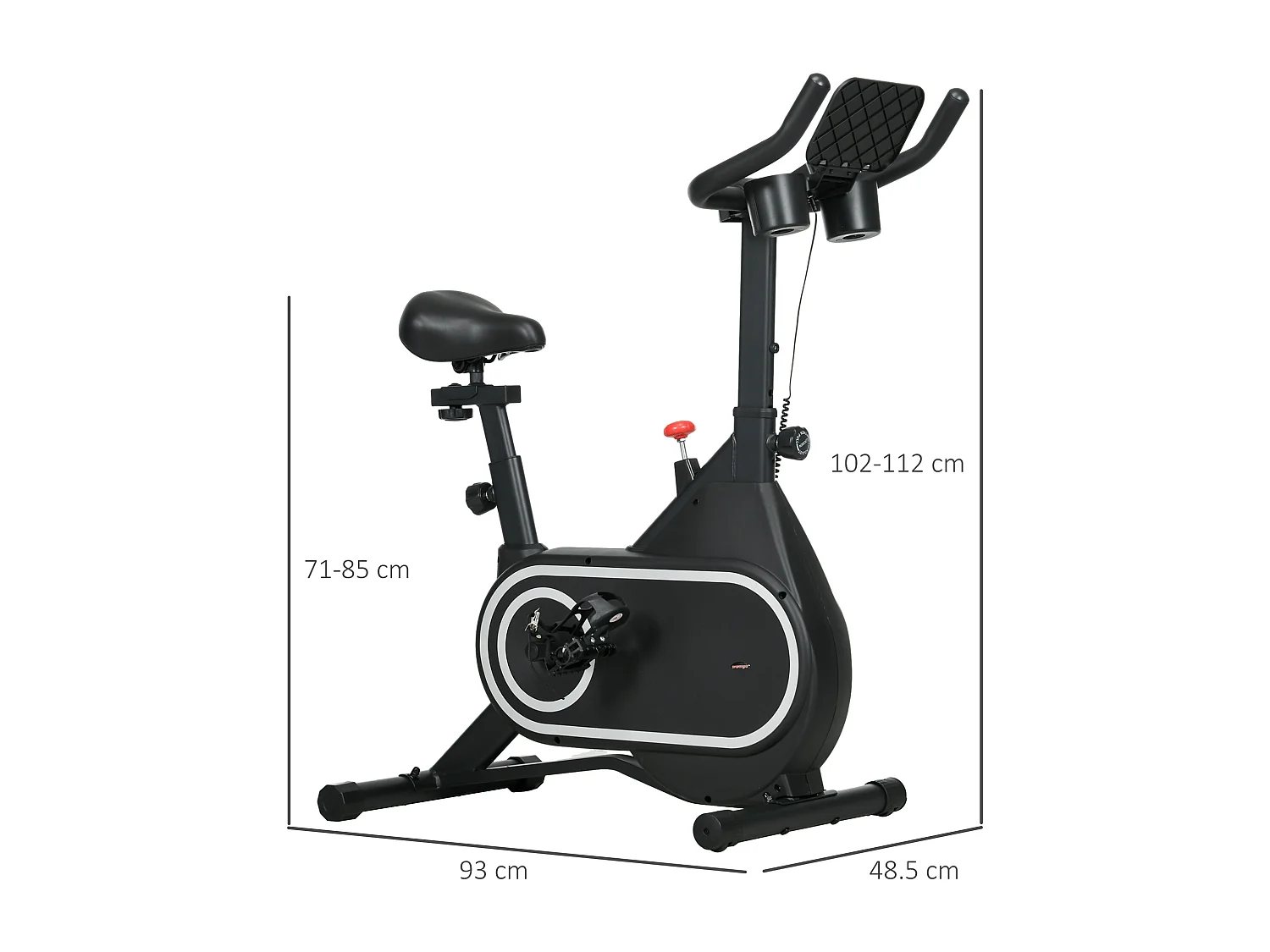 Cyclette magnetica manubrio e sellino regolabili